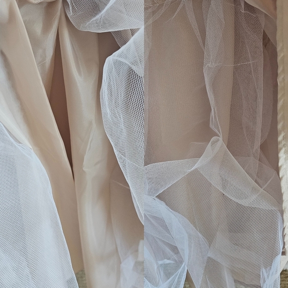 3/4 shimmer lace sleeve shantung skirt Mother of the Bride Dress Wedding Plus - Picture 6 of 11